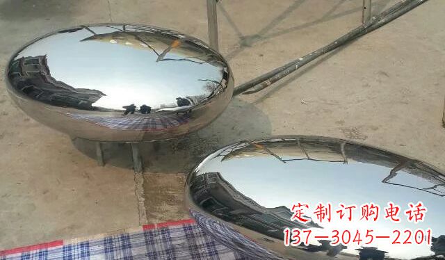 湖南不锈钢鸡蛋雕塑精美的艺术作品