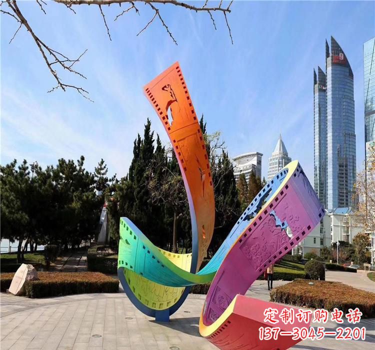 湖南不锈钢胶卷雕塑