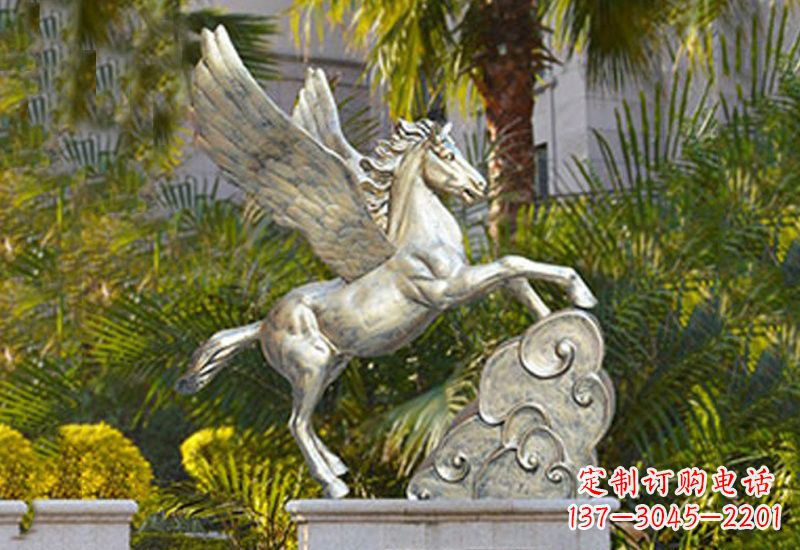 湖南不锈钢景区飞马雕塑