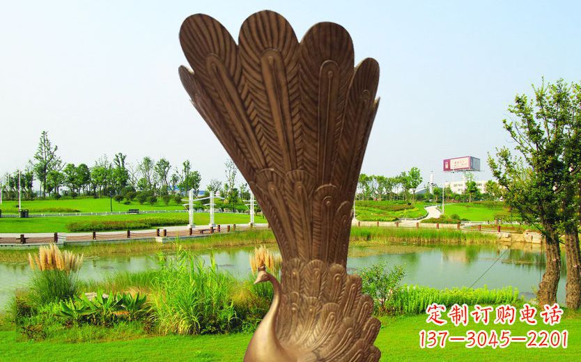 湖南不锈钢孔雀展翅高飞