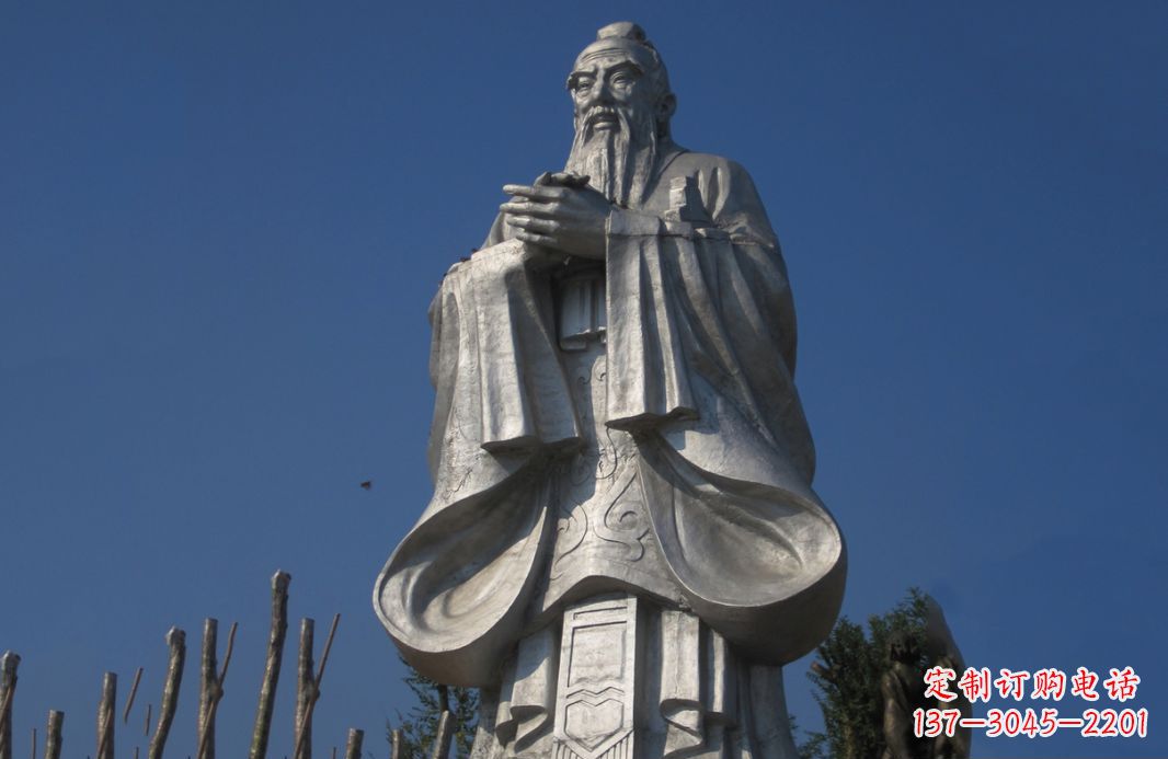 湖南不锈钢孔子人物雕塑