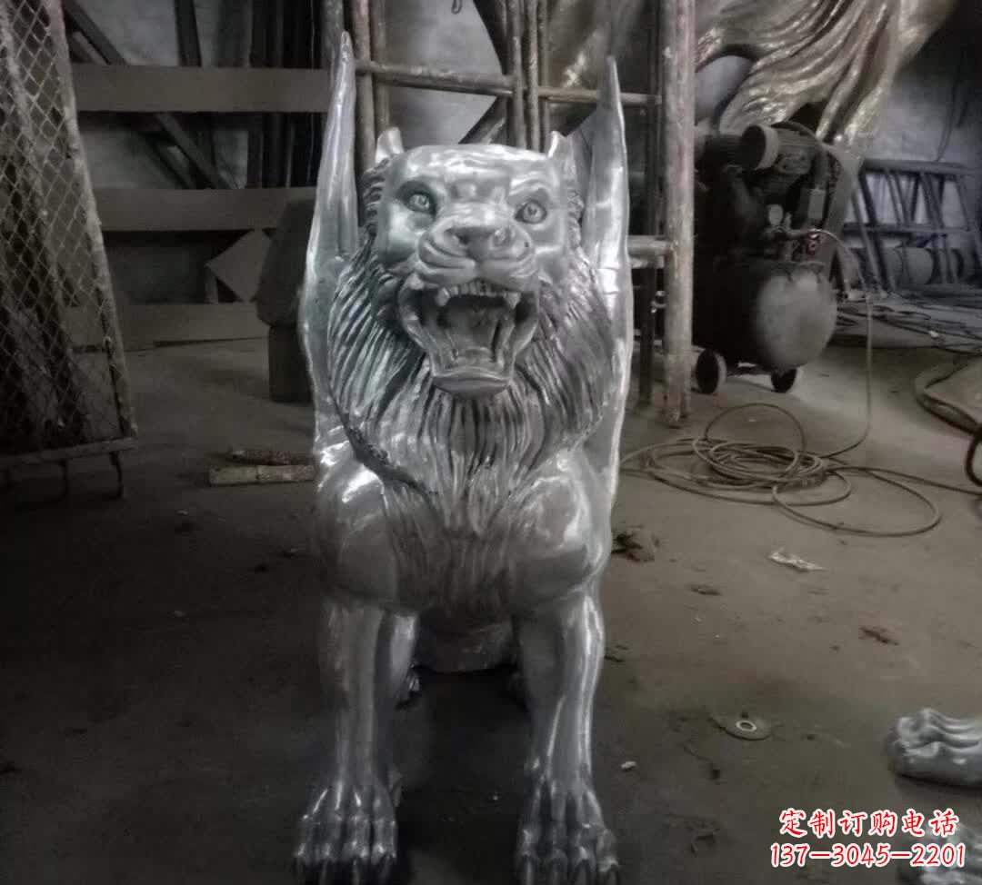 湖南不锈钢老虎雕塑