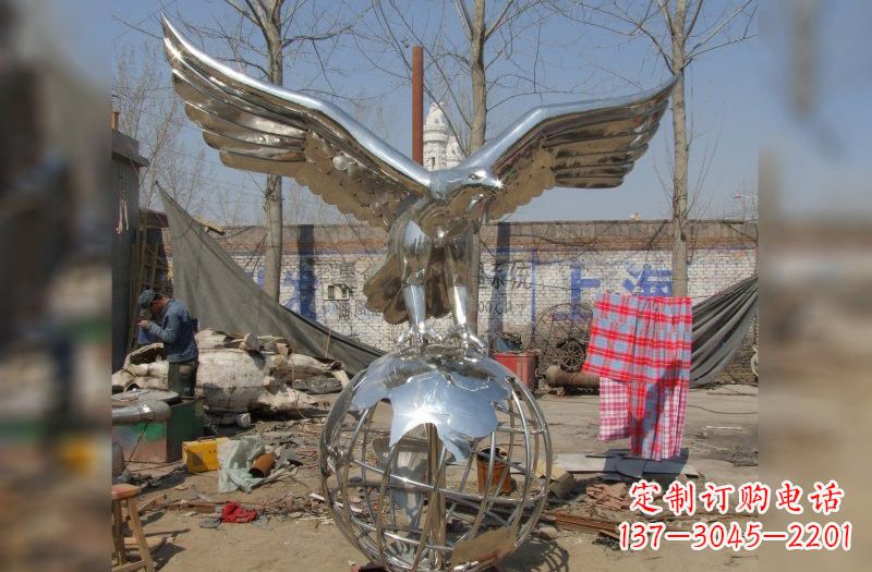 湖南不锈钢老鹰雕塑