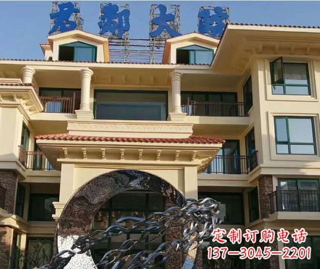 湖南不锈钢鲤鱼跃龙门雕塑