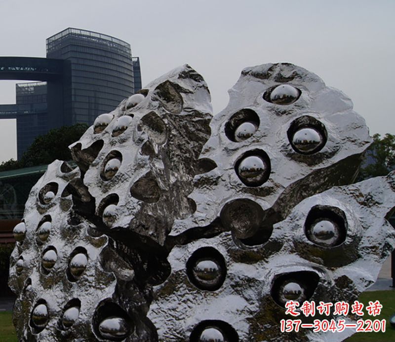 湖南不锈钢莲蓬雕塑