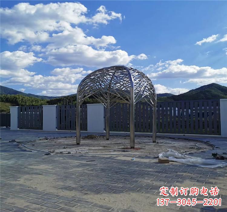 湖南不锈钢凉亭雕塑