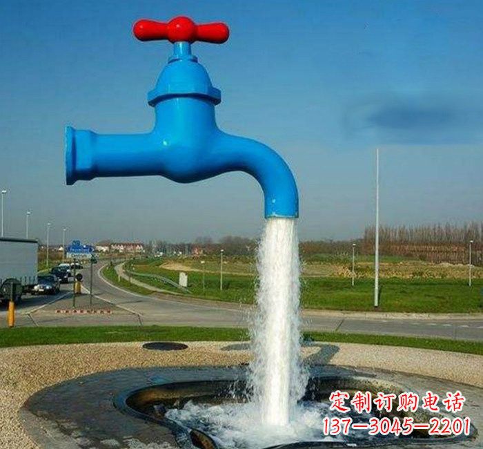 湖南不锈钢流水的水龙头雕塑