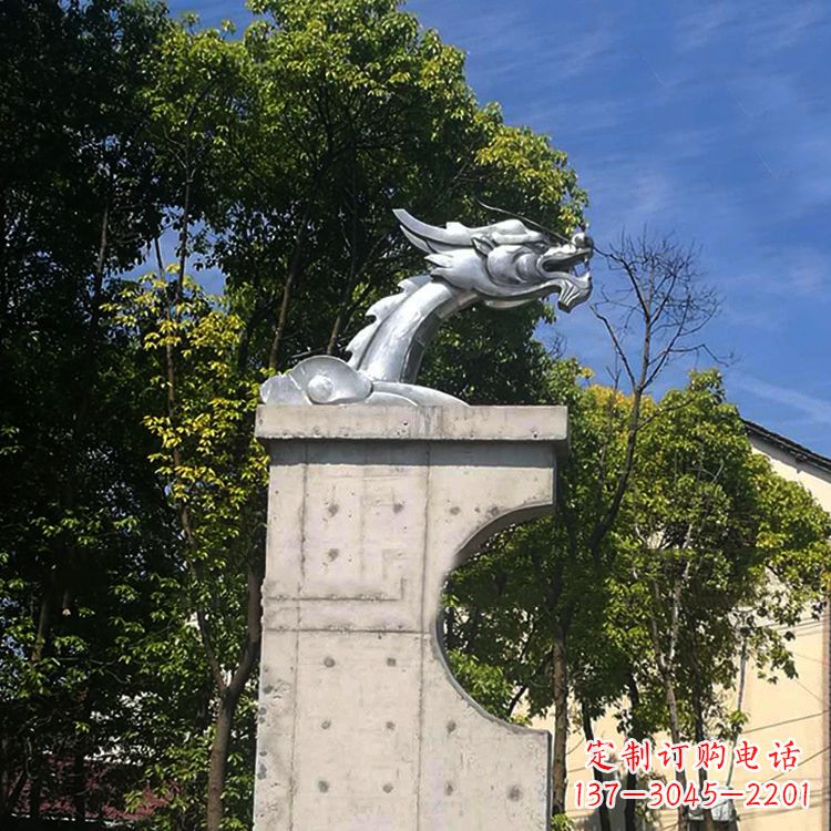 湖南不锈钢龙头雕塑