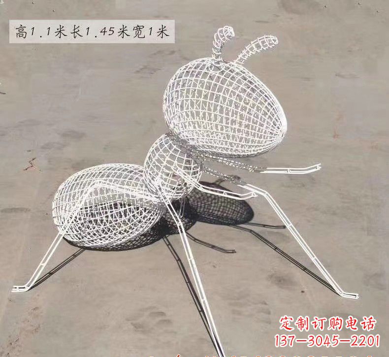 湖南不锈钢镂空蚂蚁雕塑222