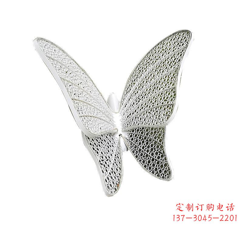 湖南不锈钢绿地镂空蝴蝶雕塑