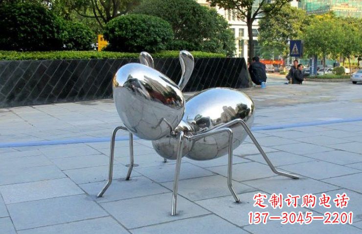 湖南不锈钢蚂蚁雕塑222