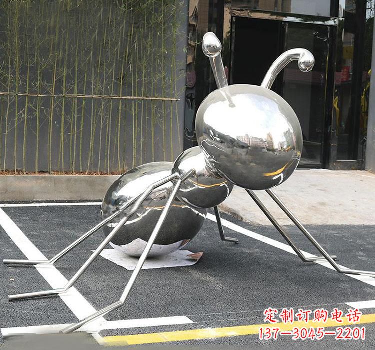 湖南不锈钢蚂蚁动物雕塑