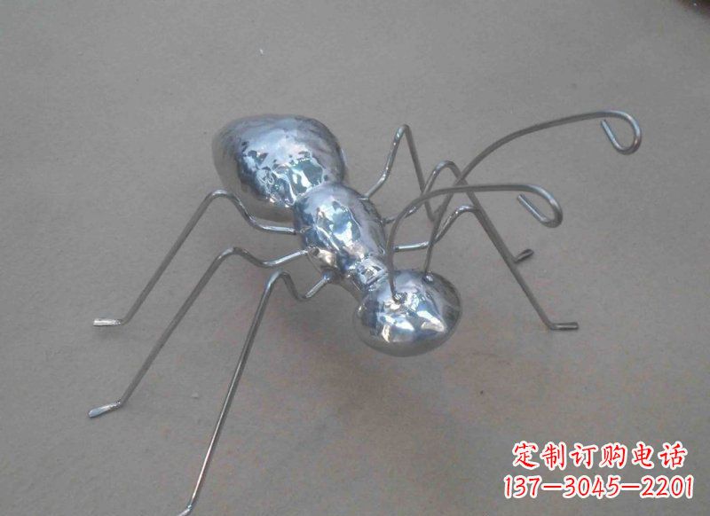 湖南不锈钢蚂蚁公园动物雕塑 (2)