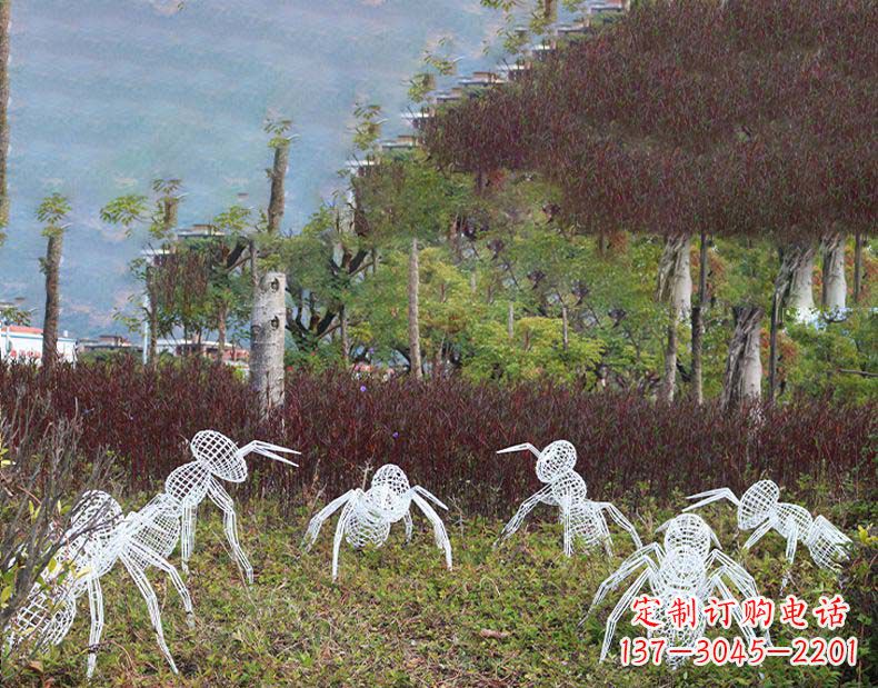 湖南不锈钢蚂蚁镂空雕塑