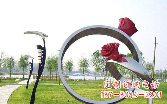 湖南不锈钢玫瑰花戒指