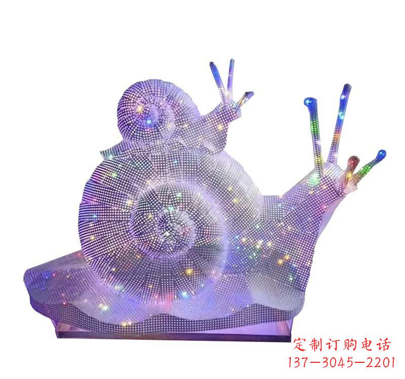 湖南不锈钢母子蜗牛雕塑