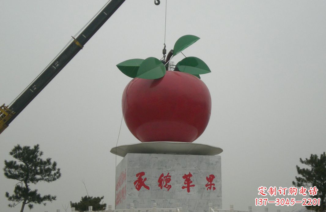 湖南不锈钢苹果雕塑精美绝伦的艺术杰作