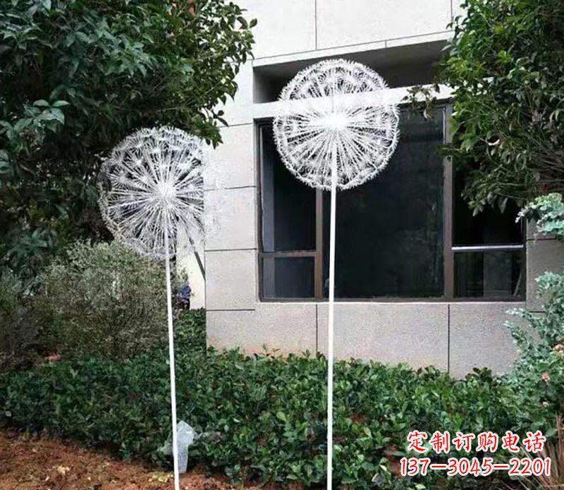 湖南不锈钢蒲公英雕塑绚丽多彩