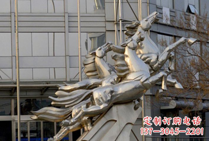 湖南不锈钢马雕塑——精致的艺术瑰宝