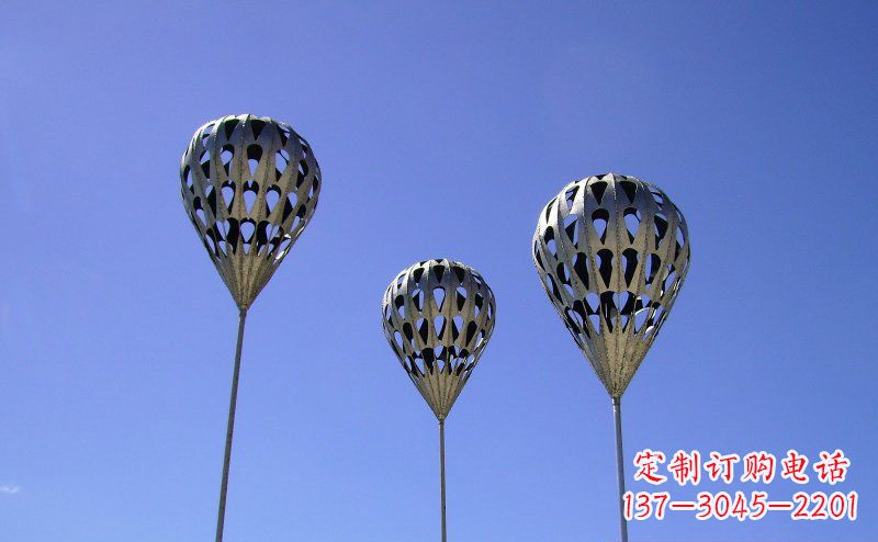 湖南不锈钢气球雕塑把美丽带回大自然