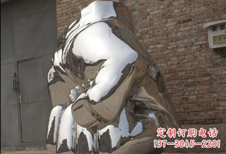 湖南不锈钢拳头雕塑