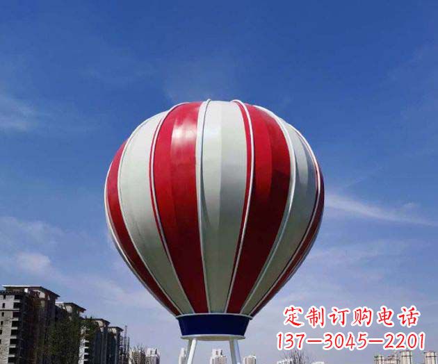 湖南不锈钢热气球景观雕塑