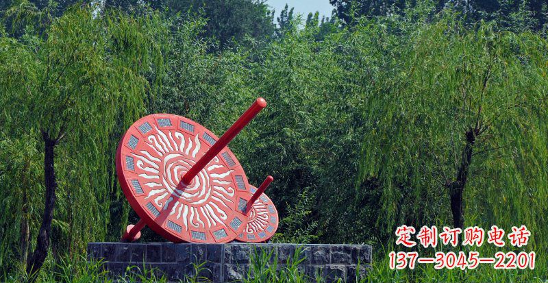 湖南不锈钢日晷校园雕塑