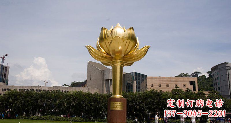 湖南不锈钢莲花雕塑——精美的艺术品