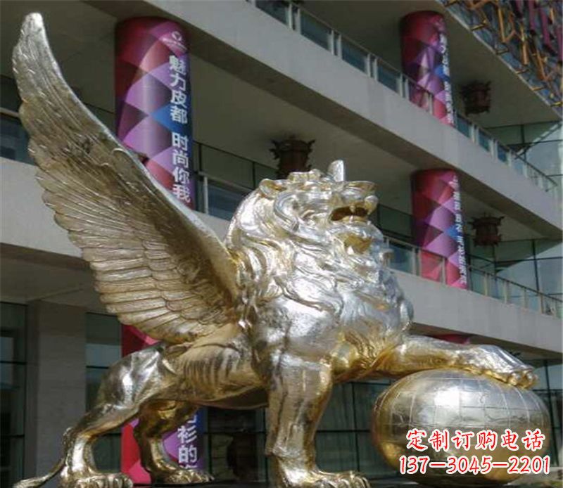 湖南不锈钢狮子雕塑