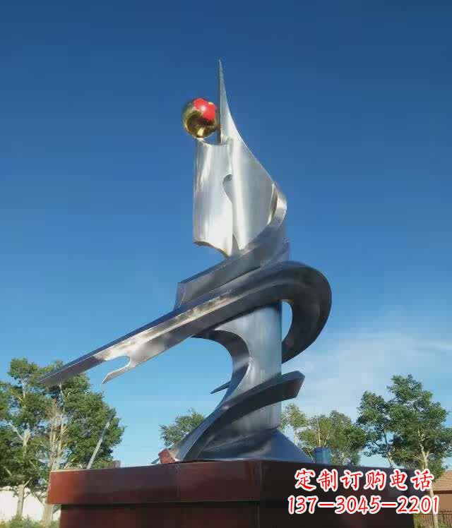 湖南利用不锈钢创作书籍雕塑