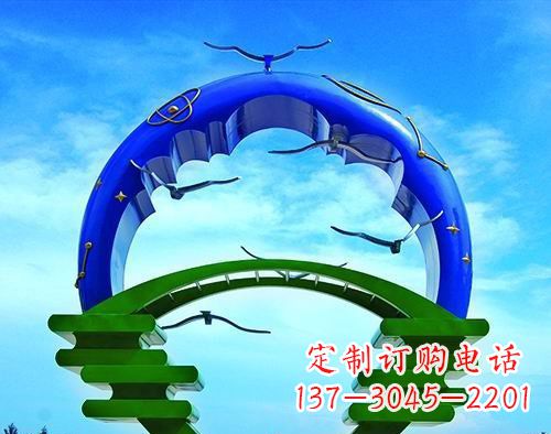 湖南不锈钢书籍的海洋校园雕塑