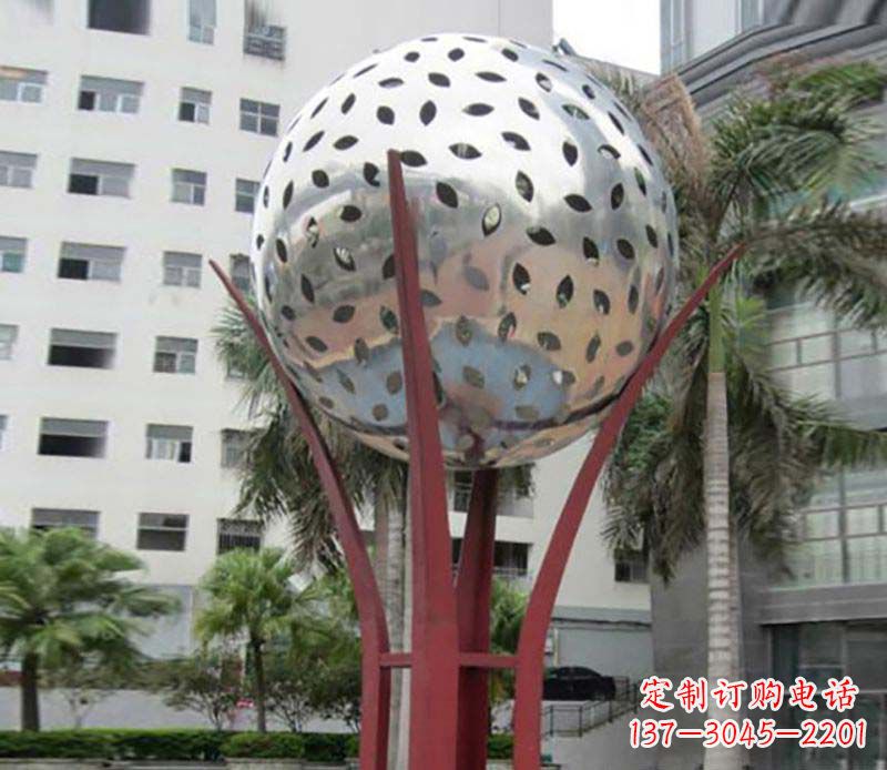 湖南镂空树叶雕塑——给校园景观增添灵动之美
