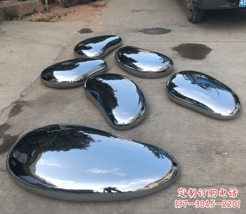 湖南不锈钢水滴公园雕塑