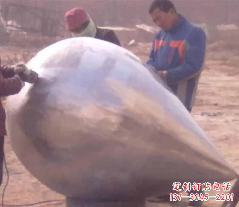 湖南不锈钢水滴雕塑精致美丽的艺术品