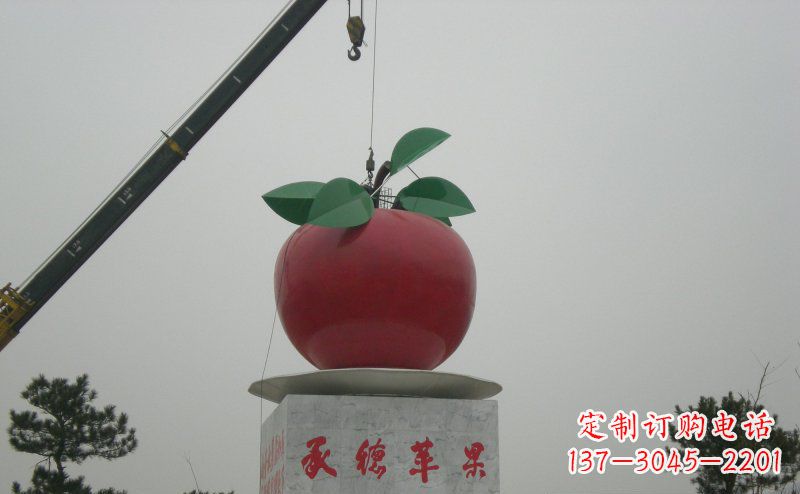 湖南不锈钢苹果雕塑艺术与美学的完美结合