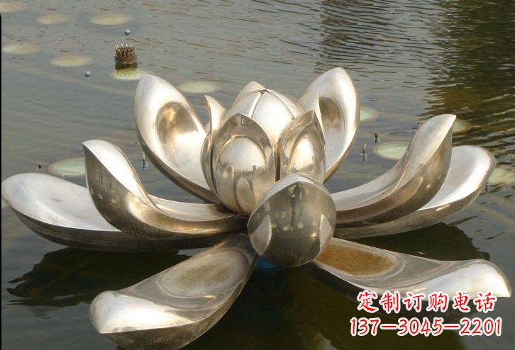 湖南不锈钢水面莲花雕塑
