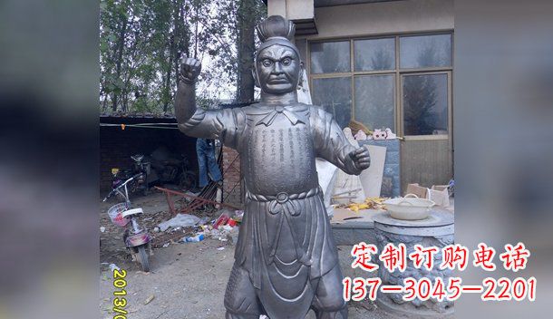 湖南不锈钢四大天王雕塑神圣守护者