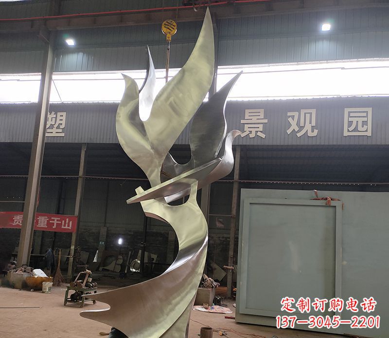 湖南不锈钢天鹅雕塑传承自然之美