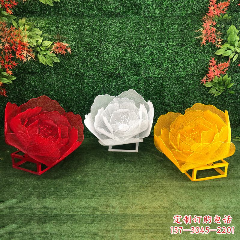 湖南不锈钢玫瑰雕塑精致的艺术品