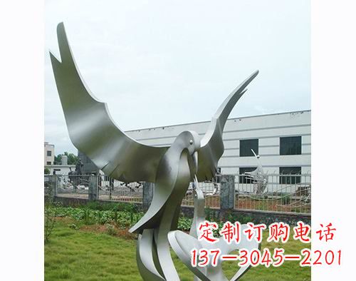 湖南面世的不锈钢动物雕塑