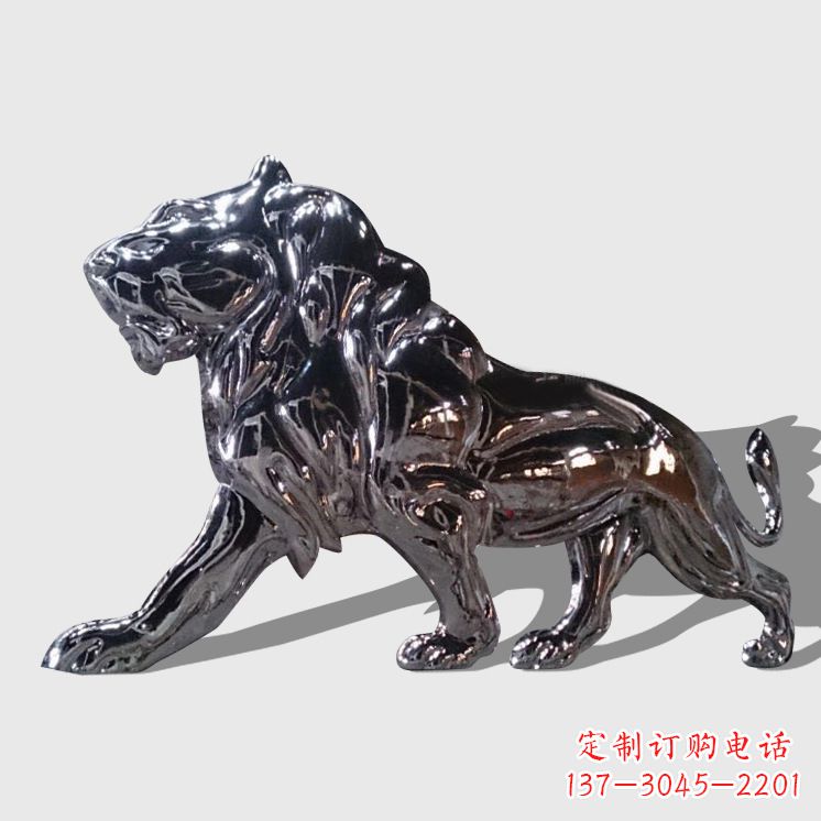 湖南不锈钢西洋狮子雕塑