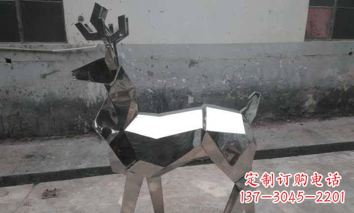湖南不锈钢小鹿石雕