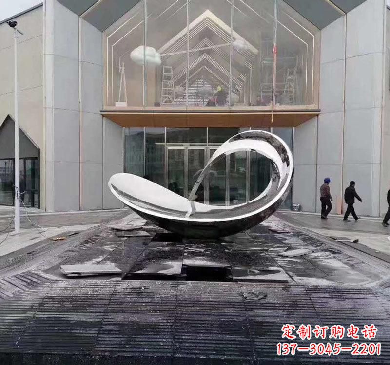 湖南不锈钢小区动物鱼雕塑