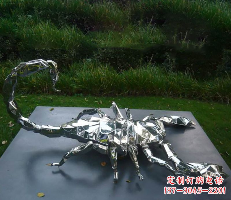 湖南不锈钢蝎子雕塑