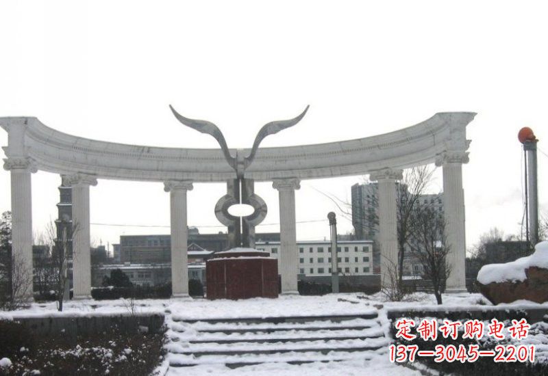 湖南不锈钢雄鹰展翅雕塑