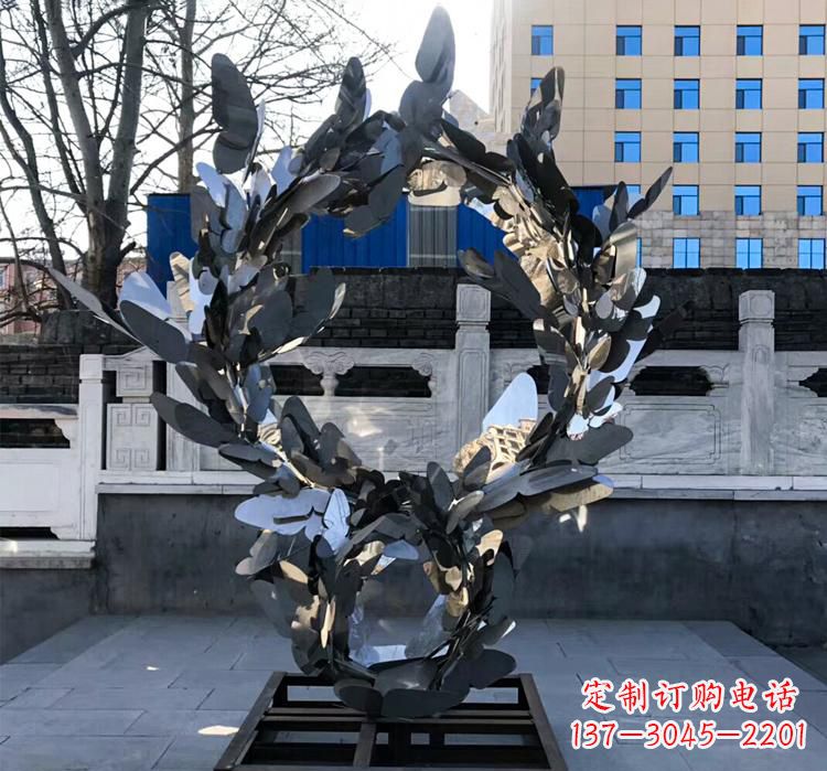 湖南不锈钢艺术蝴蝶景观雕塑