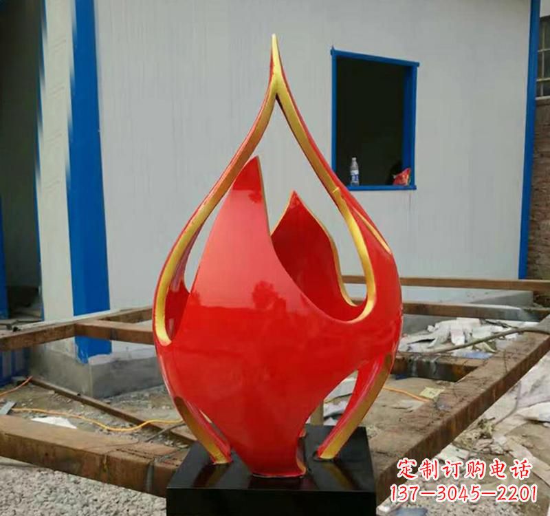 湖南不锈钢艺术景观火龙果雕塑