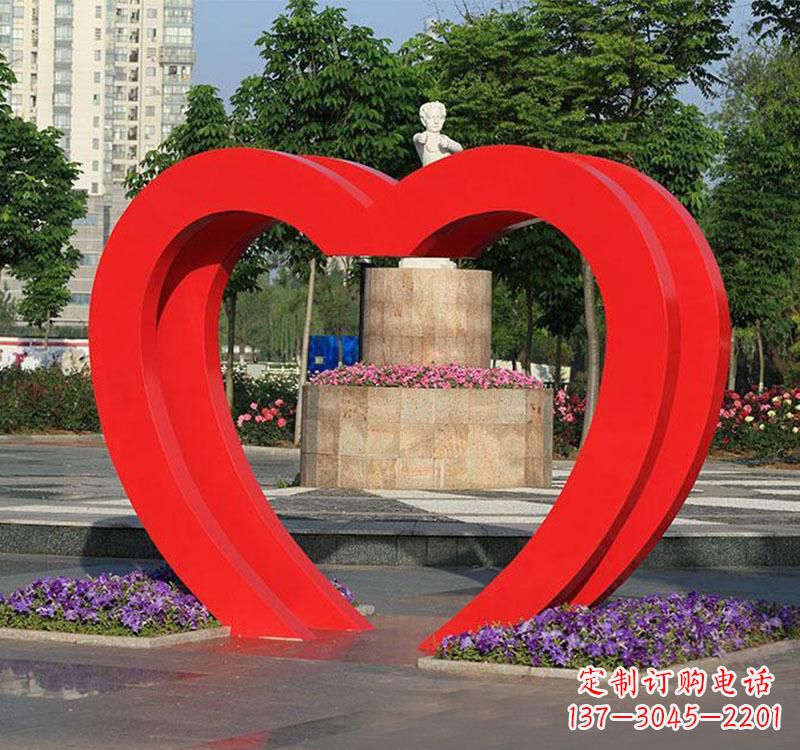 湖南精美不锈钢拱门雕塑