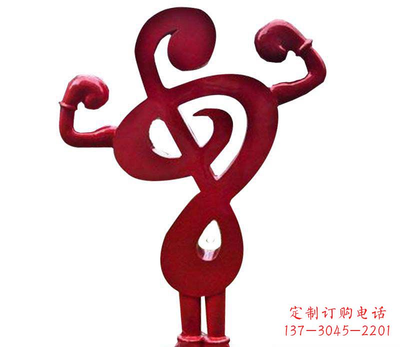 湖南不锈钢音符景观人物雕塑