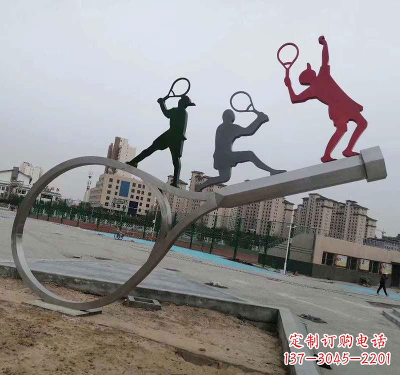湖南不锈钢羽毛球雕塑精美的艺术装点